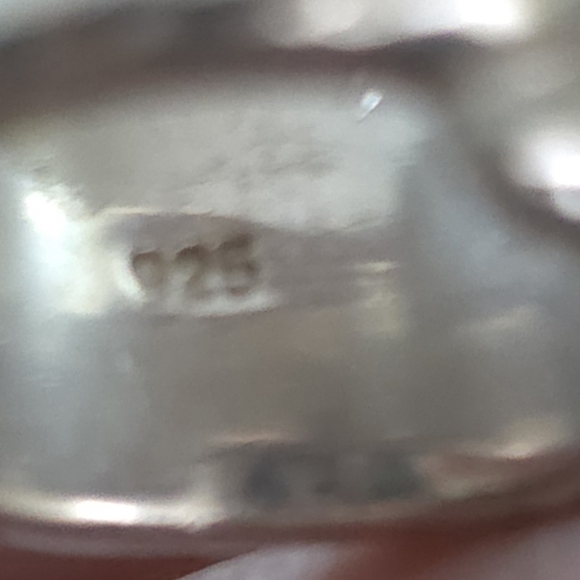 STERLING SILVER 925 LADIES RING SIZE 6 WEIGHS A HEAVY 15.01 Grams - Picture 4 of 7